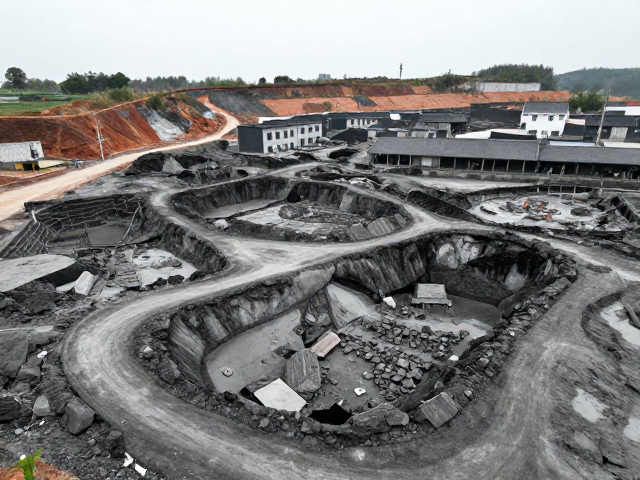核心矿区的资源分布与开采现状