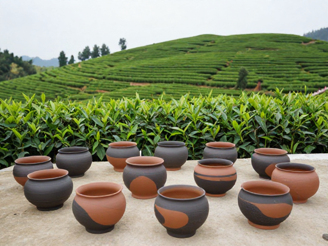 广西钦州坭兴陶原产地探访，茶海旁的坭兴窑变艺术鉴赏