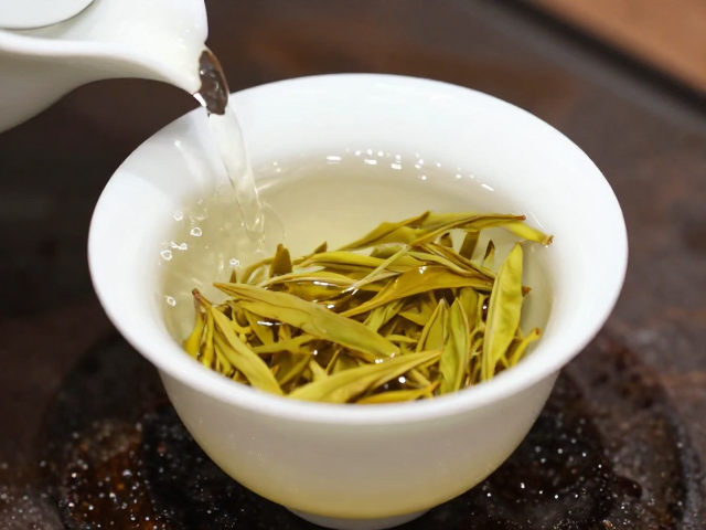 黄茶怎么泡?掌握赏茶观形技巧,用茶匙解锁独特鲜爽滋味