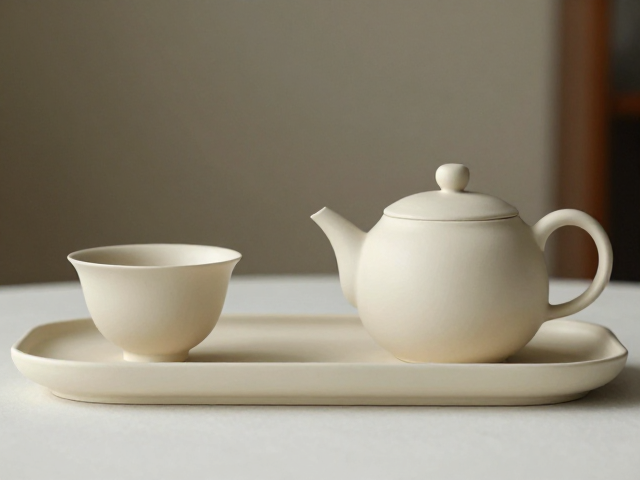 电窑烧制艺术化茶具搭配茶盘，打造高颜值茶席灵感