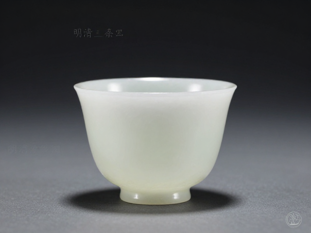 明清茶录揭秘，和田玉白玉品茗杯的历史韵味与泡茗之道
