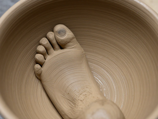 胎土含铁量配比下的微观世界