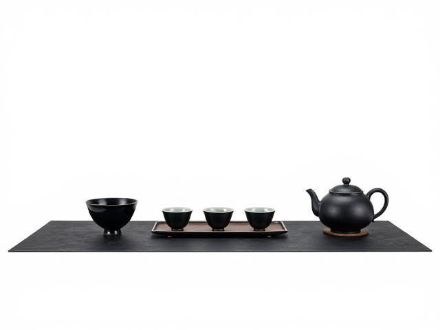 黑瓷器物与茶席的功能性美学