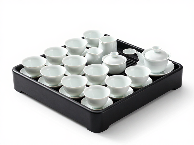 茶会大容量茶具收纳法,专业管理保持茶盘干燥不积水