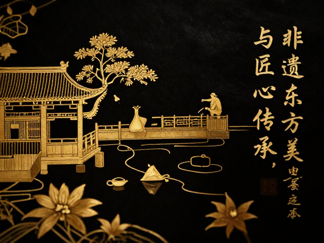 非遗描金工艺的千年脉络与技艺本源