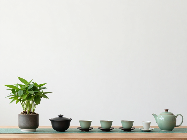 茶席绿植搭配指南，虚实结合与茶道器具装饰美学