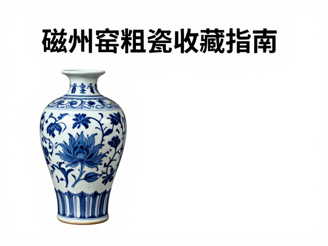 磁州窑粗瓷收藏指南，民间审美与青花陈设的艺术魅力