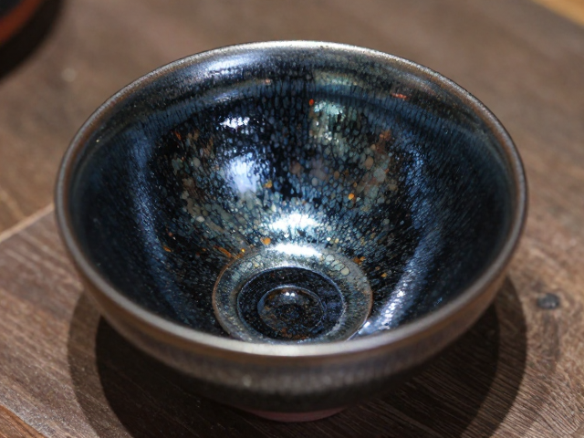 曜变天目:釉面微观世界的光影游戏