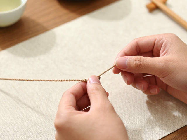 基础绳法解析与茶席配件制作