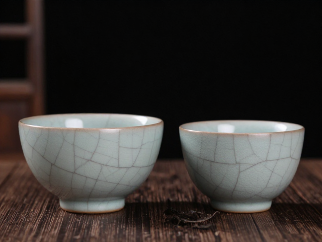 汝窑开片禅意茶具搭配岩茶,品茗美学与选购指南