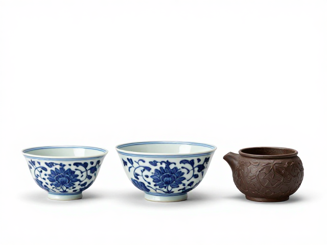 法门寺出土唐代茶具揭秘，宣德青花缠枝莲茶碗与煎茶器具渊源