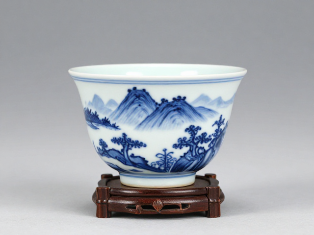 元代青花山水纹样的艺术表达