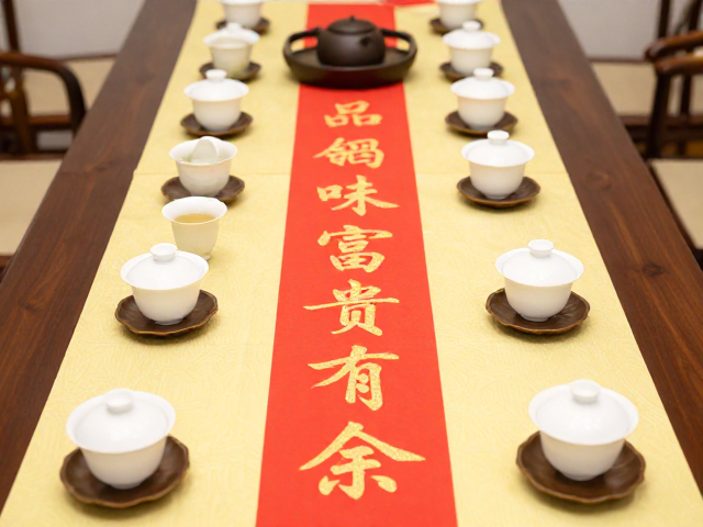 茶席之上的吉祥隐喻
