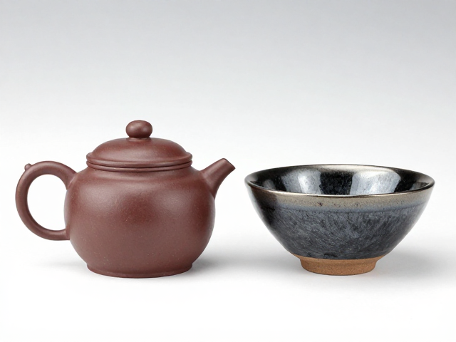 复古紫砂泥料与建盏,传承东方茶韵的收藏指南