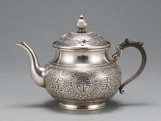 明代银茶器特征，抛光镜面与吉祥如意纹的古韵之美