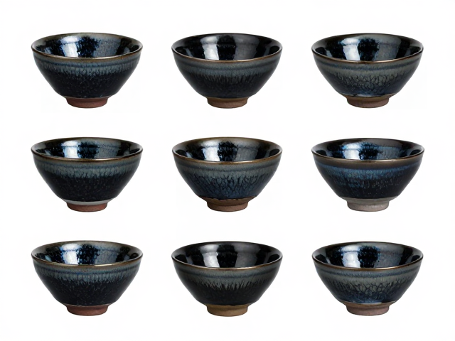 北方黑釉斗茶盏器型分类与收藏陈列指南，建盏鉴赏