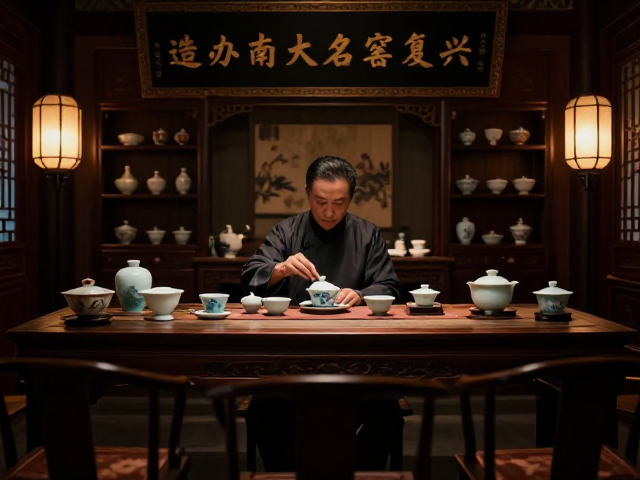 北京造办处非遗,四大名窑复兴,茶馆里品宫廷雅韵