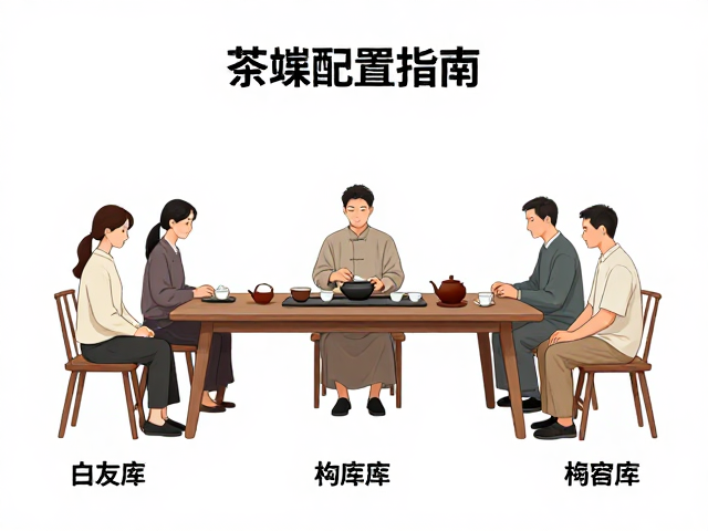 六人茶桌配置指南，风格统一茶具搭配与备用损耗补充策略