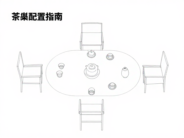 六人位茶具套装的功能性拆解