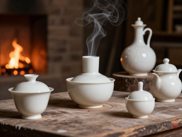 河北邯郸磁州窑复烧白茶名窑作品，历史韵味与茶香的完美融合
