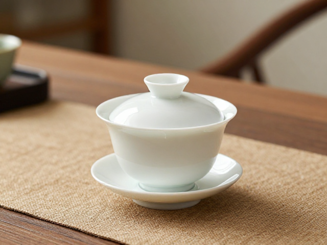 茶席麻搭配盖碗与茶席布的核心逻辑