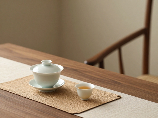 新中式茶席的色彩心理学与视觉留白