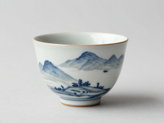 山水纹茶杯的艺术鉴赏要点