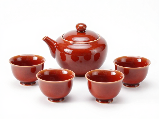琉璃茶具保养，铜红釉避骤冷骤热，守护琉璃烧制工艺之美