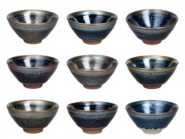 釉色分类中的鹧鸪斑变体特征