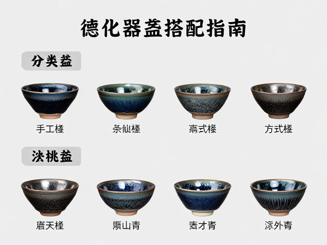 德化深色瓷手工盏数百至数千元选购解析