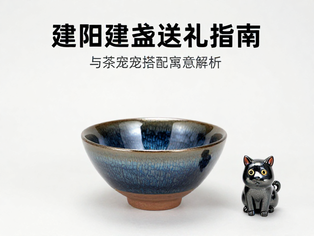 建阳建盏送礼指南，茶具与茶宠搭配寓意解析