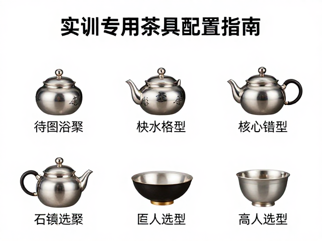 实训专用茶具配置指南,银壶与各类茶器搭配技巧