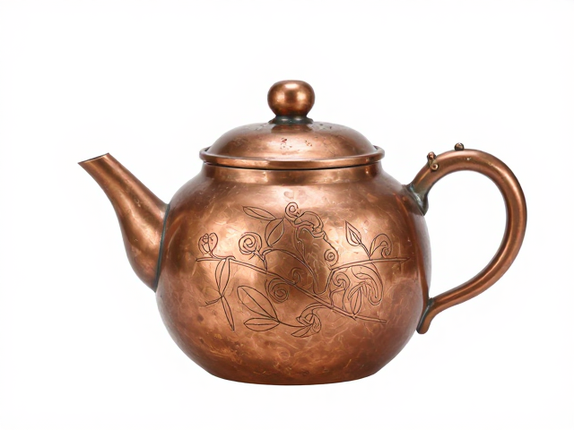 手工錾刻铜器茶具的艺术特征与鉴赏要点