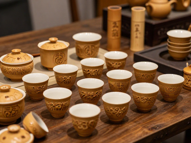 浙江东阳竹雕茶具产区揭秘,功夫茶具搭配与成品检验标准