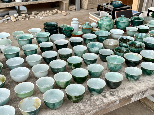 辽宁岫岩玉石茶具产区，高温烧制绿茶专用茶器指南
