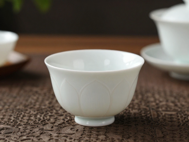 茶席布置中的莲花纹饰美学布局