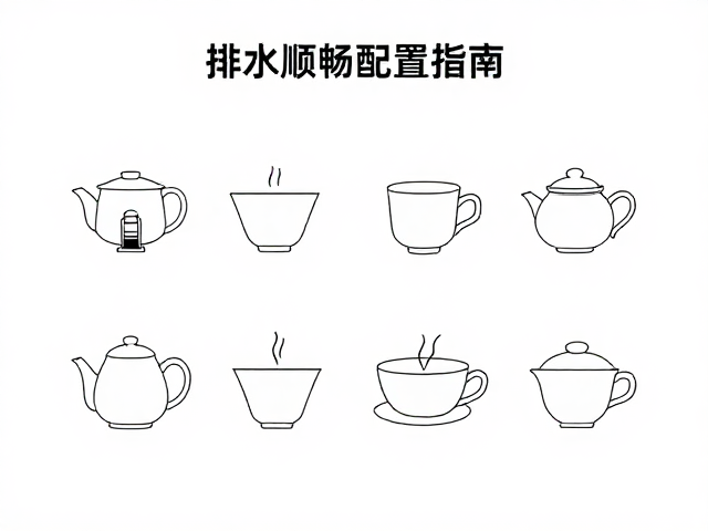 茶具结构与排水系统的技术选型