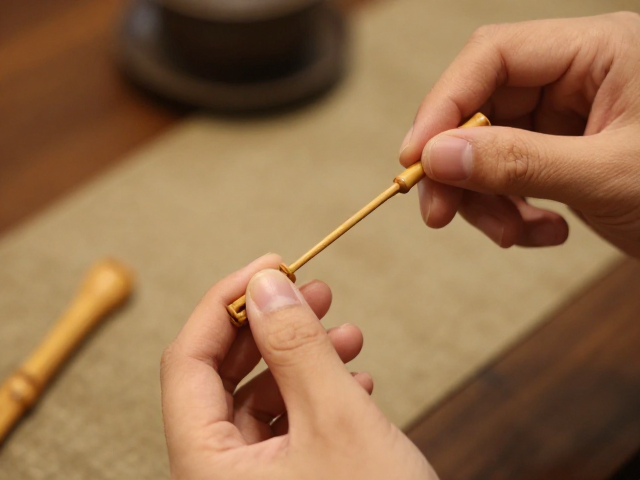 茶艺场景中茶针的功能与审美定位