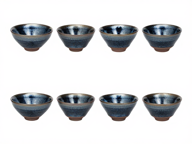 建盏器型分类，高含铁量茶漏的手工痕迹鉴赏