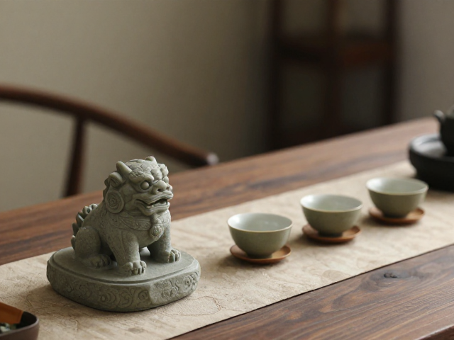 文人雅趣茶席，精选石雕茶宠，打造中式美学茶空间