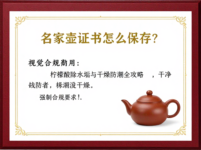干燥防潮与证书物理保护策略