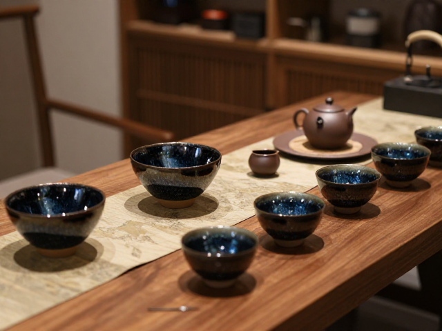 茶席布置:以器衬茶的空间美学