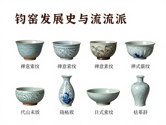 钧窑的主要流派与地域特征