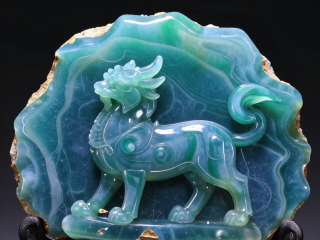 蓝绿彩釉的矿物成因与视觉表现