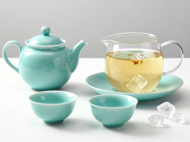 器物之韵:绿松石与水晶的视觉对话