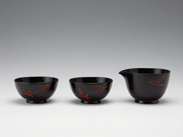 夹纻胎漆器茶具形制演变,从早期盛水器到雅器