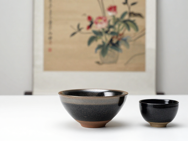 宋代点茶法器具与建盏搭配，插花挂画尽显雅趣生活