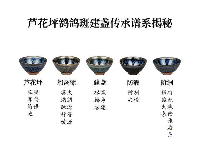 芦花坪鹧鸪斑建盏的窑火渊源与传承脉络
