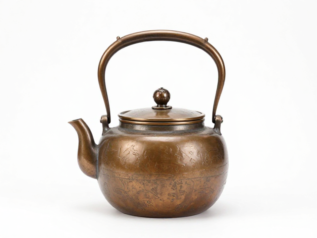 明清铜锡茶器发展，铁壶翻砂工艺与表面平整度检测解析