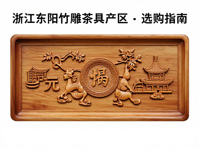 浙江东阳竹雕茶具产区揭秘,雕刻纹饰与数百元手工木雕茶盘选购指南